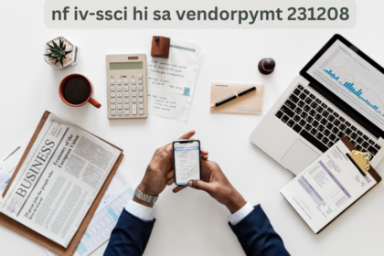 NF IV-SSCI HI SA Vendorpymt 231208: What Does It Mean?